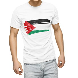 Tシャツ メンズ 半袖 ホワイト グレー デザイン S M L XL 2XL Tシャツ ティーシャツ T shirt 018532 palestine パレスチナ