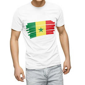 Tシャツ メンズ 半袖 ホワイト グレー デザイン S M L XL 2XL Tシャツ ティーシャツ T shirt 018554 senegal セネガル