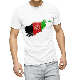 Tシャツ メンズ 半袖 ホワイト グレー デザイン S M L XL 2XL Tシャツ ティーシャツ T shirt 018752 afghanistan アフガニスタン