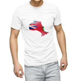 Tシャツ メンズ 半袖 ホワイト グレー デザイン S M L XL 2XL Tシャツ ティーシャツ T shirt 018914 ontario オンタリオ
