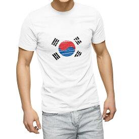 Tシャツ メンズ 半袖 ホワイト 無地 デザイン M ティーシャツ T shirt 018564 south-korea 韓国