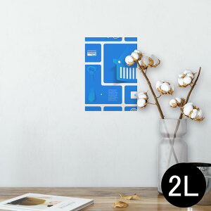 �|�X�^�[ �E�H�[���X�e�b�J�[ �V�[�����X�e�b�J�[ ���� 127×178mm 2L �ʐ^ �t�H�g �� �C���e���A ������� �@�������� wall sticker poster 006930 �ዾ�@�l�N�^�C�@�A�C�R��