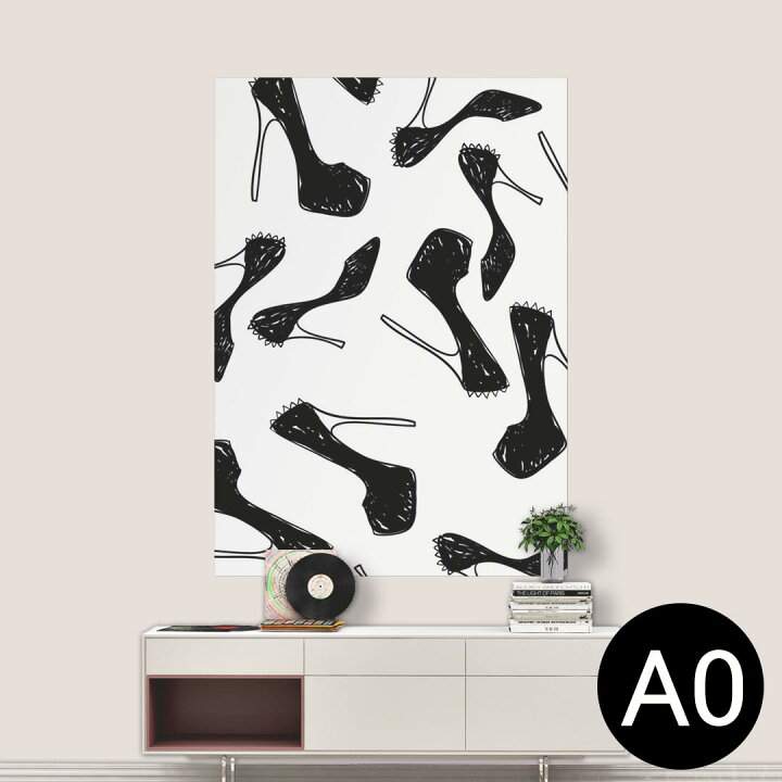 楽天市場 ポステッカー ポスター ウォールステッカー シール式ステッカー 飾り 841mm 11mm A0 写真 フォト 壁 インテリア おしゃれ 剥がせる Wall Sticker Poster 0100 靴 ハイヒール おしゃれ Kabeコレ