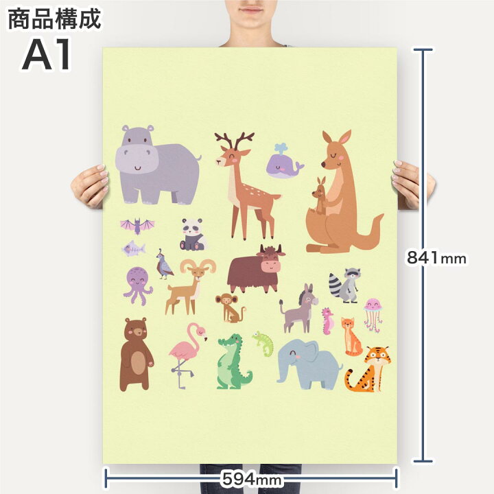 楽天市場 アートパネル 絵 絵画 飾り 選べるサイズ 594 841mm A1 モダン 玄関 写真 フォト インテリア おしゃれ 動物 アニマル イラスト Kabeコレ