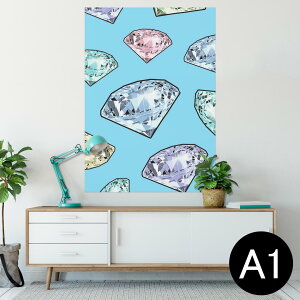 �|�X�^�[ �E�H�[���X�e�b�J�[ �V�[�����X�e�b�J�[ ���� 594×841mm A1 �ʐ^ �t�H�g �� �C���e���A ������� ��������wall sticker poster 012293 �_�C�A�����h�@���F�@�J���t��