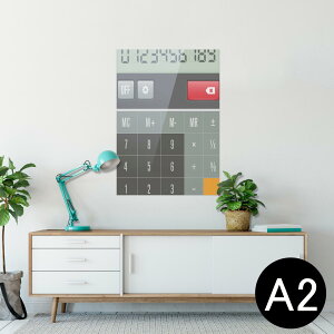 ポスター ウォールステッカー シール式ステッカー 飾り 420×594mm A2 写真 フォト 壁 インテリア おしゃれ 剥がせる wall sticker poster 003494 数字 シンプル
