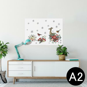 |X^[ EH[XebJ[ V[XebJ[  420×594mm A2 ʐ^ tHg  CeA   wall sticker poster 020528 NX}X  |CZ`A flower 