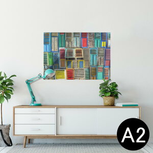 �|�X�^�[ �E�H�[���X�e�b�J�[ �V�[�����X�e�b�J�[ ���� 420×594mm A2 �ʐ^ �t�H�g �� �C���e���A ������� �������� wall sticker poster 023150 �J���t���@���@�ʐ^