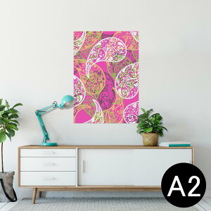 �|�X�^�[ �E�H�[���X�e�b�J�[ �V�[�����X�e�b�J�[ ���� 420×594mm A2 �ʐ^ �t�H�g �� �C���e���A ������� �������� wall sticker poster 005237 �s���N�@�͗l�@�y�C�Y���[