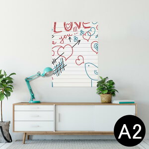 �|�X�^�[ �E�H�[���X�e�b�J�[ �V�[�����X�e�b�J�[ ���� 420×594mm A2 �ʐ^ �t�H�g �� �C���e���A ������� �������� wall sticker poster 005849 �C���X�g�@���@�n�[�g