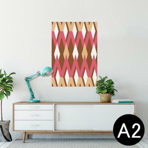 �|�X�^�[ �E�H�[���X�e�b�J�[ �V�[�����X�e�b�J�[ ���� 420×594mm A2 �ʐ^ �t�H�g �� �C���e���A ������� �������� wall sticker poster 007985 �͗l�@�ԁ@���b�h�@���F�@�u���E��