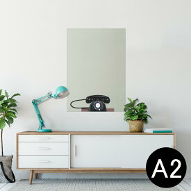 ポスター ウォールステッカー シール式ステッカー 飾り 420×594mm A2 写真 フォト 壁 インテリア おしゃれ 剥がせる wall sticker poster 010871 電話　レトロ　写真