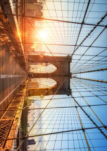 ポスター ウォールステッカー シール式ステッカー 飾り 420×594mm A2 写真 フォト 壁 インテリア おしゃれ 剥がせる wall sticker poster 014736 橋 風景 写真