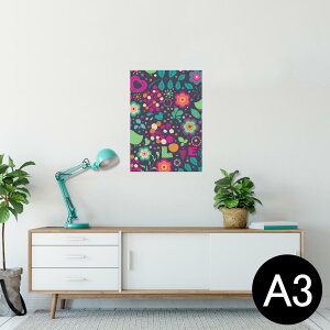 �|�X�^�[ �E�H�[���X�e�b�J�[ �V�[�����X�e�b�J�[ ���� 297×420mm A3 �ʐ^ �t�H�g �� �C���e���A ������� �������� wall sticker poster 004631 �ԁ@�n�[�g�@�J���t��