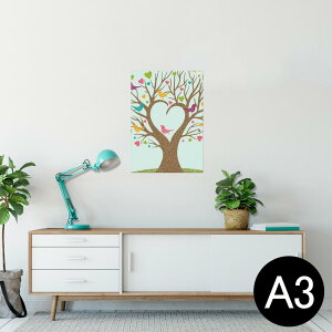 �|�X�^�[ �E�H�[���X�e�b�J�[ �V�[�����X�e�b�J�[ ���� 297×420mm A3 �ʐ^ �t�H�g �� �C���e���A ������� �������� wall sticker poster 004844 ���@�n�[�g�@�J���t��