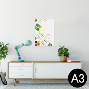 �|�X�^�[ �E�H�[���X�e�b�J�[ �V�[�����X�e�b�J�[ ���� 297×420mm A3 �ʐ^ �t�H�g �� �C���e���A ������� �������� wall sticker poster 004989 �l�p�@�͗l�@�J���t��