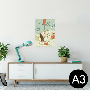 �|�X�^�[ �E�H�[���X�e�b�J�[ �V�[�����X�e�b�J�[ ���� 297×420mm A3 �ʐ^ �t�H�g �� �C���e���A ������� �������� wall sticker poster 005106 �N���X�}�X�@�X�m�[�}���@�~