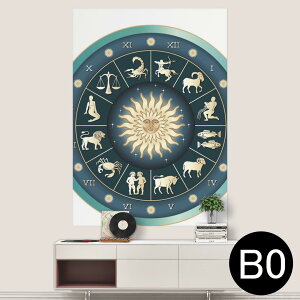ポステッカー ポスター ウォールステッカー シール式ステッカー 飾り 1030mm×1456mm B0 写真 フォト 壁 インテリア おしゃれ 剥がせる wall sticker poster 002666 星座 数字