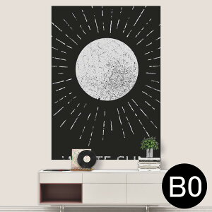 サイズが選べる!ポスター ウォールステッカー シール式ステッカー 飾り A0 A1 A2 A3 A4 A5 B0 B1 B2 B3 B4 B5 写真 フォト 壁 インテリア おしゃれ 剥がせるwall sticker poster 033401 アート 月夜 海 秋 葉っ