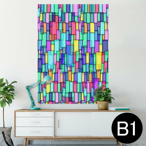 �|�X�^�[ �E�H�[���X�e�b�J�[ �V�[�����X�e�b�J�[ ���� 728×1030mm B1 �ʐ^ �t�H�g �� �C���e���A ������� �@�������� wall sticker poster 000103 �J���t���@�^�C���@�͗l