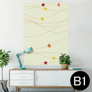 �|�X�^�[ �E�H�[���X�e�b�J�[ �V�[�����X�e�b�J�[ ���� 728×1030mm B1 �ʐ^ �t�H�g �� �C���e���A ������� �@�������� wall sticker poster 001877 ���@�n�[�g�@�͗l