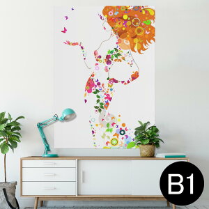 �|�X�^�[ �E�H�[���X�e�b�J�[ �V�[�����X�e�b�J�[ ���� 728×1030mm B1 �ʐ^ �t�H�g �� �C���e���A ������� �@�������� wall sticker poster 002638 �J���t���@�l���@�C���X�g