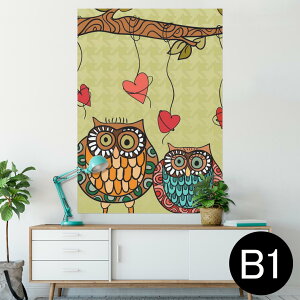 �|�X�^�[ �E�H�[���X�e�b�J�[ �V�[�����X�e�b�J�[ ���� 728×1030mm B1 �ʐ^ �t�H�g �� �C���e���A ������� �@�������� wall sticker poster 003504 ���@�n�[�g�@�L�����N�^�[