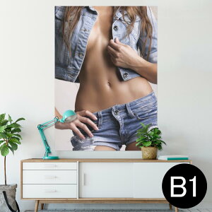 �|�X�^�[ �E�H�[���X�e�b�J�[ �V�[�����X�e�b�J�[ ���� 728×1030mm B1 �ʐ^ �t�H�g �� �C���e���A ������� �@�������� wall sticker poster 003590 �l���@�ʐ^