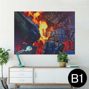 �|�X�^�[ �E�H�[���X�e�b�J�[ �V�[�����X�e�b�J�[ ���� 728×1030mm B1 �ʐ^ �t�H�g �� �C���e���A ������� �@�������� wall sticker poster 025585 �΁@�L�����v�t�@�C���[�@���@�ʐ^