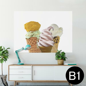 �|�X�^�[ �E�H�[���X�e�b�J�[ �V�[�����X�e�b�J�[ ���� 728×1030mm B1 �ʐ^ �t�H�g �� �C���e���A ������� �@�������� wall sticker poster 025856 �A�C�X�N���[���@�J���t���@�X�C�[�c