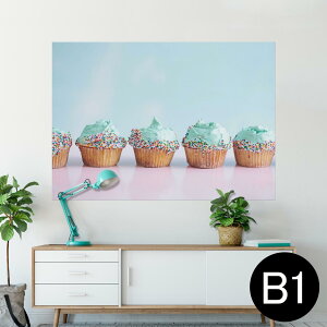 �|�X�^�[ �E�H�[���X�e�b�J�[ �V�[�����X�e�b�J�[ ���� 728×1030mm B1 �ʐ^ �t�H�g �� �C���e���A ������� �@�������� wall sticker poster 025974 �J�b�v�P�[�L�@�X�C�[�c