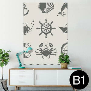 �|�X�^�[ �E�H�[���X�e�b�J�[ �V�[�����X�e�b�J�[ ���� 728×1030mm B1 �ʐ^ �t�H�g �� �C���e���A ������� �@�������� wall sticker poster 004523 �C�@�}�����@�C���X�g