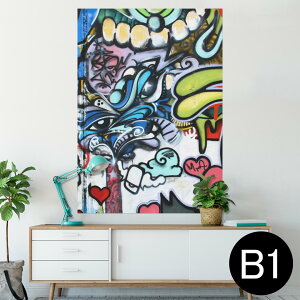 �|�X�^�[ �E�H�[���X�e�b�J�[ �V�[�����X�e�b�J�[ ���� 728×1030mm B1 �ʐ^ �t�H�g �� �C���e���A ������� �@�������� wall sticker poster 005009 �C���X�g�@�L�����N�^�[�@�����X�^�[