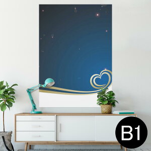 �|�X�^�[ �E�H�[���X�e�b�J�[ �V�[�����X�e�b�J�[ ���� 728×1030mm B1 �ʐ^ �t�H�g �� �C���e���A ������� �@�������� wall sticker poster 005215 ���@�n�[�g�@�L���L��