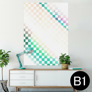 �|�X�^�[ �E�H�[���X�e�b�J�[ �V�[�����X�e�b�J�[ ���� 728×1030mm B1 �ʐ^ �t�H�g �� �C���e���A ������� �@�������� wall sticker poster 005901 ���C���{�[�@�͗l�@�`�F�b�N