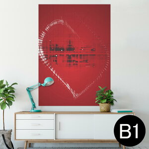 �|�X�^�[ �E�H�[���X�e�b�J�[ �V�[�����X�e�b�J�[ ���� 728×1030mm B1 �ʐ^ �t�H�g �� �C���e���A ������� �@�������� wall sticker poster 005989 �ԁ@���b�h�@�f�W�^��