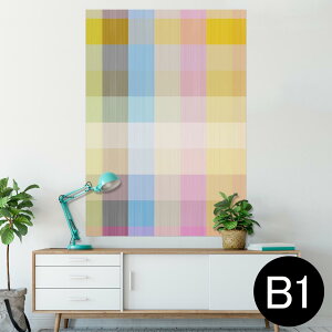 �|�X�^�[ �E�H�[���X�e�b�J�[ �V�[�����X�e�b�J�[ ���� 728×1030mm B1 �ʐ^ �t�H�g �� �C���e���A ������� �@�������� wall sticker poster 006436 �`�F�b�N�@�͗l