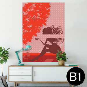 �|�X�^�[ �E�H�[���X�e�b�J�[ �V�[�����X�e�b�J�[ ���� 728×1030mm B1 �ʐ^ �t�H�g �� �C���e���A ������� �@�������� wall sticker poster 006708 �l���@���@�n�[�g