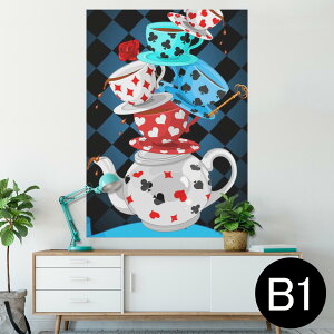 �|�X�^�[ �E�H�[���X�e�b�J�[ �V�[�����X�e�b�J�[ ���� 728×1030mm B1 �ʐ^ �t�H�g �� �C���e���A ������� �@�������� wall sticker poster 006833 �e�B�[�|�b�g