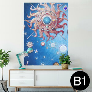 �|�X�^�[ �E�H�[���X�e�b�J�[ �V�[�����X�e�b�J�[ ���� 728×1030mm B1 �ʐ^ �t�H�g �� �C���e���A ������� �@�������� wall sticker poster 006892 �F���@���z�@��