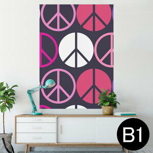 �|�X�^�[ �E�H�[���X�e�b�J�[ �V�[�����X�e�b�J�[ ���� 728×1030mm B1 �ʐ^ �t�H�g �� �C���e���A ������� �@�������� wall sticker poster 007072 �s�[�X�}�[�N�@�͗l