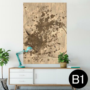 �|�X�^�[ �E�H�[���X�e�b�J�[ �V�[�����X�e�b�J�[ ���� 728×1030mm B1 �ʐ^ �t�H�g �� �C���e���A ������� �@�������� wall sticker poster 007441 �l���@�����@�C���N�@�y���L