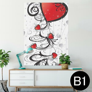 �|�X�^�[ �E�H�[���X�e�b�J�[ �V�[�����X�e�b�J�[ ���� 728×1030mm B1 �ʐ^ �t�H�g �� �C���e���A ������� �@�������� wall sticker poster 008122 �n�[�g�@�ԁ@���b�h�@�͗l