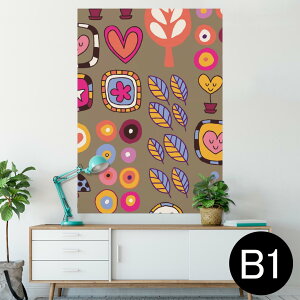 �|�X�^�[ �E�H�[���X�e�b�J�[ �V�[�����X�e�b�J�[ ���� 728×1030mm B1 �ʐ^ �t�H�g �� �C���e���A ������� �@�������� wall sticker poster 008145 �n�[�g�@�ԁ@�@�C���X�g