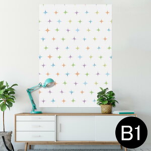 �|�X�^�[ �E�H�[���X�e�b�J�[ �V�[�����X�e�b�J�[ ���� 728×1030mm B1 �ʐ^ �t�H�g �� �C���e���A ������� �@�������� wall sticker poster 008405 ���炫��@�J���t���@�p�X�e���@�͗l