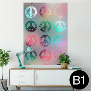 �|�X�^�[ �E�H�[���X�e�b�J�[ �V�[�����X�e�b�J�[ ���� 728×1030mm B1 �ʐ^ �t�H�g �� �C���e���A ������� �@�������� wall sticker poster 008750 �J���t���@�s�[�X�@�}�[�N