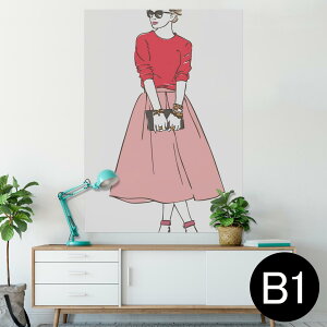 �|�X�^�[ �E�H�[���X�e�b�J�[ �V�[�����X�e�b�J�[ ���� 728×1030mm B1 �ʐ^ �t�H�g �� �C���e���A ������� �@�������� wall sticker poster 010901 �t�@�b�V�����@�T���O���X�@�s���N