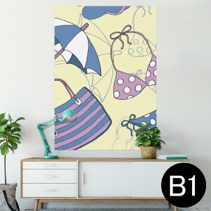 �|�X�^�[ �E�H�[���X�e�b�J�[ �V�[�����X�e�b�J�[ ���� 728×1030mm B1 �ʐ^ �t�H�g �� �C���e���A ������� �@�������� wall sticker poster 011316 �C�@�����@�r�[�`