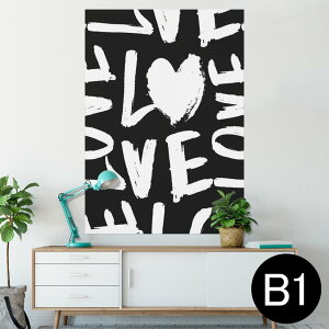 �|�X�^�[ �E�H�[���X�e�b�J�[ �V�[�����X�e�b�J�[ ���� 728×1030mm B1 �ʐ^ �t�H�g �� �C���e���A ������� �@�������� wall sticker poster 011408 LOVE�@�n�[�g�@����