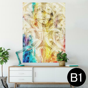 �|�X�^�[ �E�H�[���X�e�b�J�[ �V�[�����X�e�b�J�[ ���� 728×1030mm B1 �ʐ^ �t�H�g �� �C���e���A ������� �@�������� wall sticker poster 011777 �����@�C���X�g�@�J���t��